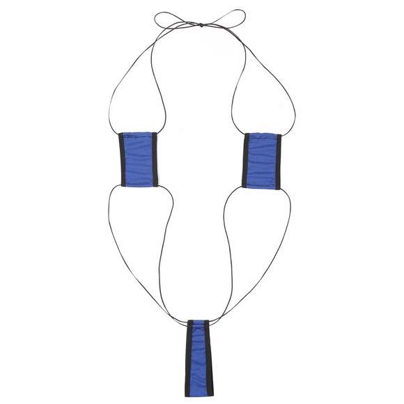 Womans sexy rare slingshot micro g-string thong bikini contest  beach Royal Blue - Picture 4 of 5